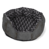 Wolters Curly Dog bed, Size L, colour Dark Grey/Beige