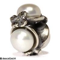 Dreifache Perle, weiß 51732