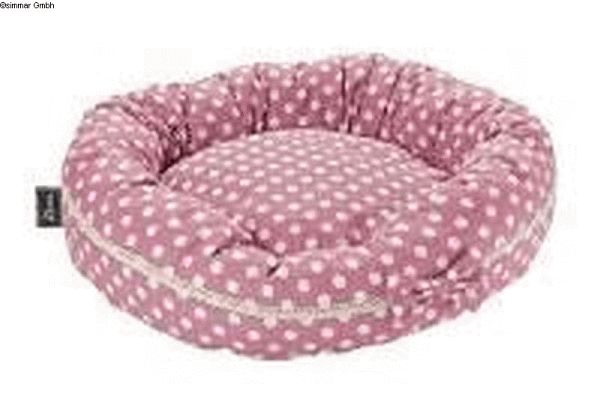 Hunter Donut Dotty Dog Bed Pink - Click Image to Close