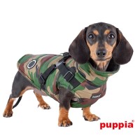 Mountaineer II Puppia Dog Coat integrated harness Gr. S - XXL