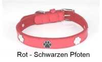 Exklusiv DOGUE Paws Up Hundehalsband, Gruen, Hals 23cm - 28cm [D