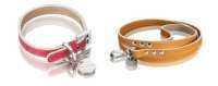 Hennessy & Sons leather Saffiano, collar & lead set