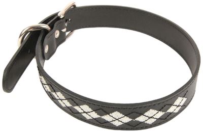 Puppia PAMA-AC988 Trinity Halsband, L, schwarz